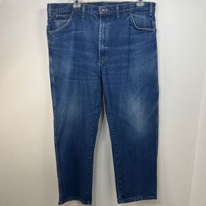 Dickies Men's Relaxed Fit Blue Jeans Plus Size 44x30 eclectic grandpa work